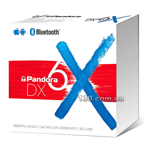 Pandora dx 6x подключение блютуз