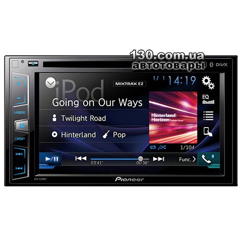 Pioneer AVH-X390BT — DVD/USB автомагнітола з Bluetooth