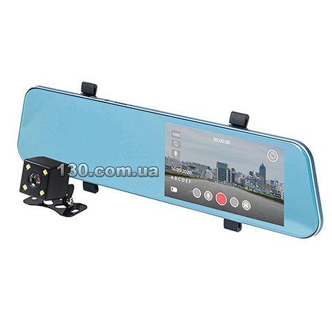 Playme BIT — зеркало с видеорегистратором накладное, с двумя камерами и дисплеем