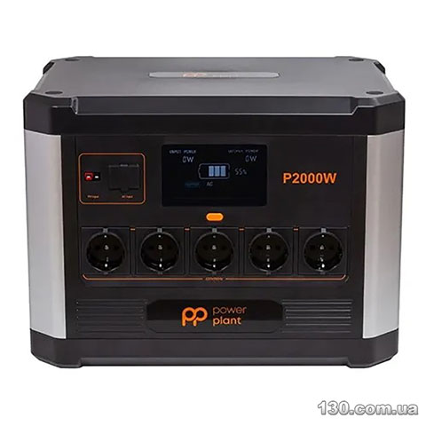 Портативная зарядная станция PowerPlant P2000W 1843.2Wh, 512000mAh, 2000W (PB930746)