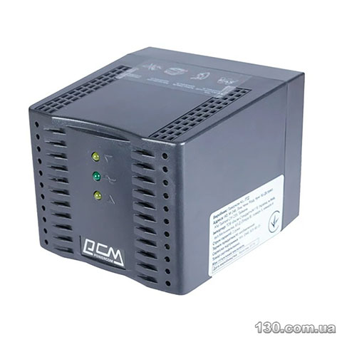 Powercom TCA-1200 black — voltage regulator