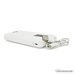 Повербанк Powerway TX-108 10000 mAh, кабеля USB: Micro, Lighting, White/Black, (270g), Blister