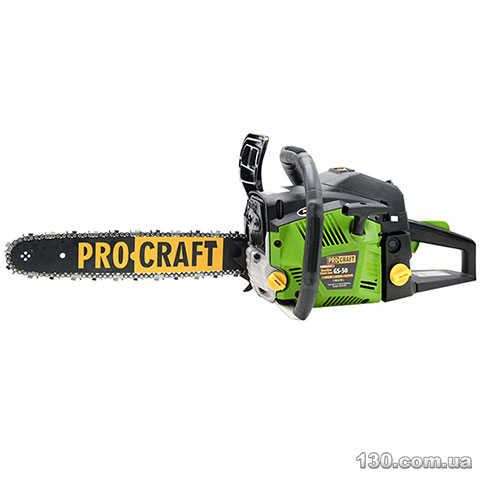 Ланцюгова пилка Procraft GS-50 бензинова (1ш., 1ц.)