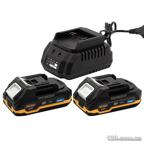 Set of battery and charger Procraft PBC-SET 1 Turbo