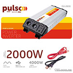 Автомобильный преобразователь напряжения (инвертор) Pulso ISU-2000