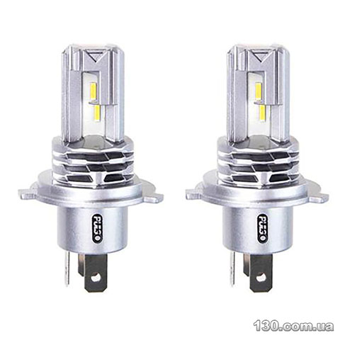 Светодиодные автолампы (комплект) Pulso M4-H4 LED-chips CREE/9-32v/2x25w/4500Lm/6000K