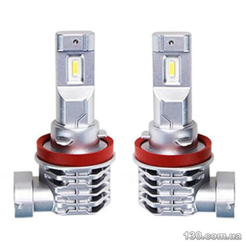 Светодиодные автолампы (комплект) Pulso M4-H8/H9/H11/H16 LED-chips CREE/9-32v/2x25w/4500Lm/6000K