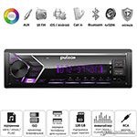 Медіа-ресівер Pulso P110111 RGB, USB, FM, RCA, LCD-дисплей, 4x50 Вт, керування через Bluetooth