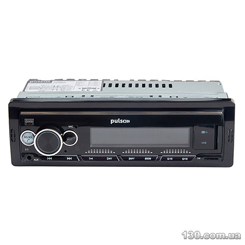 Медіа-ресівер Pulso P110211 RGB, USB, FM, RCA, LCD-дисплей, 4x50 Вт, керування через Bluetooth