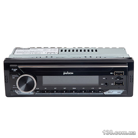 Медіа-ресівер Pulso P110311 RGB, USB, FM, RCA, LCD-дисплей, 4x50 Вт, керування через Bluetooth