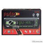 Медіа-ресівер Pulso P110511 RGB, USB, FM, RCA, LCD-дисплей, 4x50 Вт, керування через Bluetooth