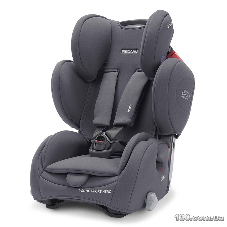 Recaro Young Sport Hero Core Simply Grey — baby car seat