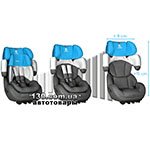 Baby car seat Renolux Step 123 Smart Blue