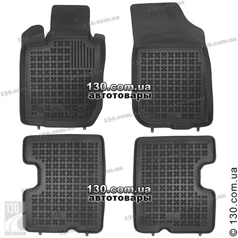 Rezaw-Plast 203401 — rubber floor mats for Dacia Duster, Dacia Logan Sedan