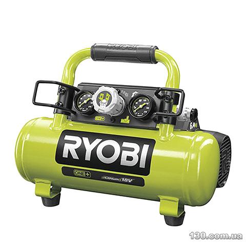 Компрессор автомобильный (насос) Ryobi ONE+ R18AC-0 аккумуляторный (без аккумулятора)
