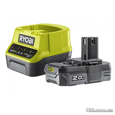 Ryobi ONE+ RC18120-120 — аккумулятор и зарядное устройство