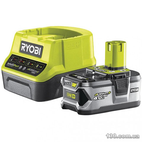 Ryobi ONE+ RC18120-140 — аккумулятор и зарядное устройство