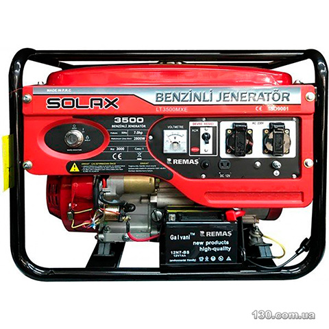 Генератор бензиновий SOLAX LT3500MXE 230V