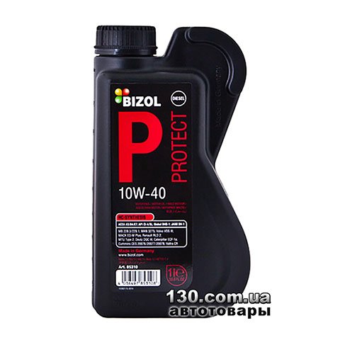 Bizol Protect 10W-40 — моторное масло полусинтетическое — 1 л