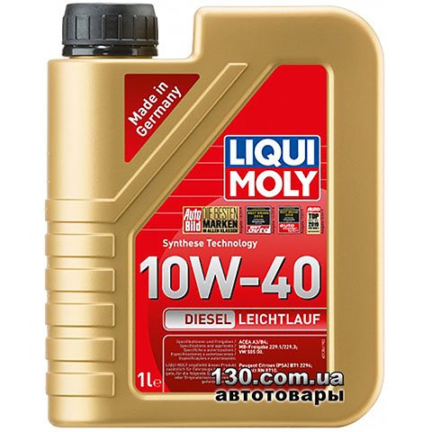 Liqui Moly Diesel Leichtlauf 10W-40 — semi-synthetic motor oil — 1 l
