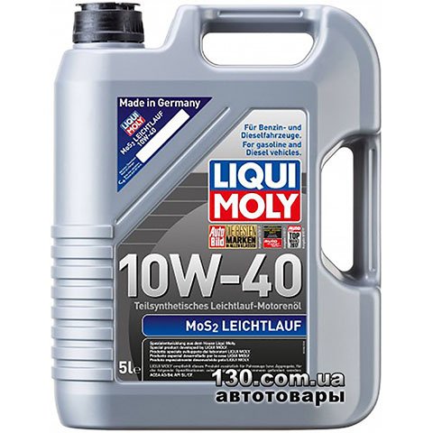 Semi-synthetic motor oil Liqui Moly Leichtlauf 10W-40 — 5 l