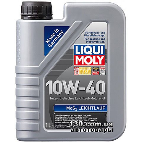 Моторное масло полусинтетическое Liqui Moly MOS2-Leichtlauf 10W-40 — 1 л