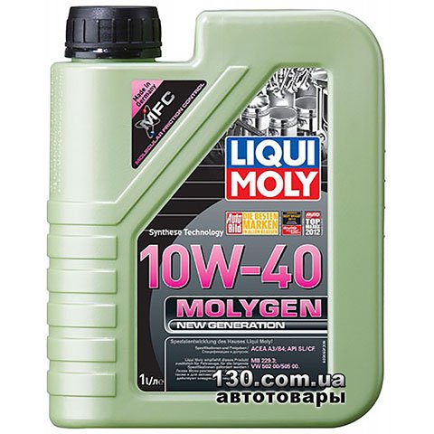 Liqui Moly Molygen New Generation 10W-40 — semi-synthetic motor oil — 1 l