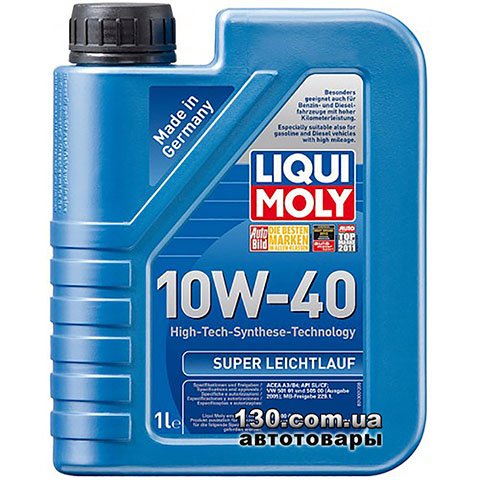 Liqui Moly SUPER Leichtlauf 10W-40 — semi-synthetic motor oil — 1 l