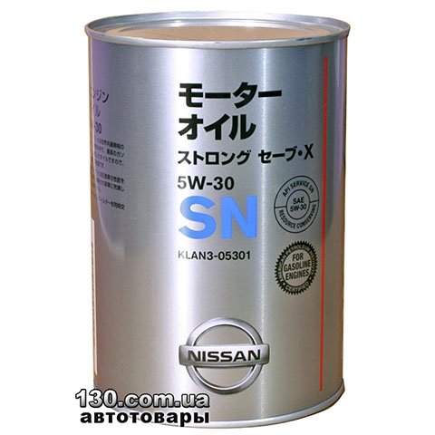 Моторное масло полусинтетическое Nissan Strong Save X 5W-30 — 1 л
