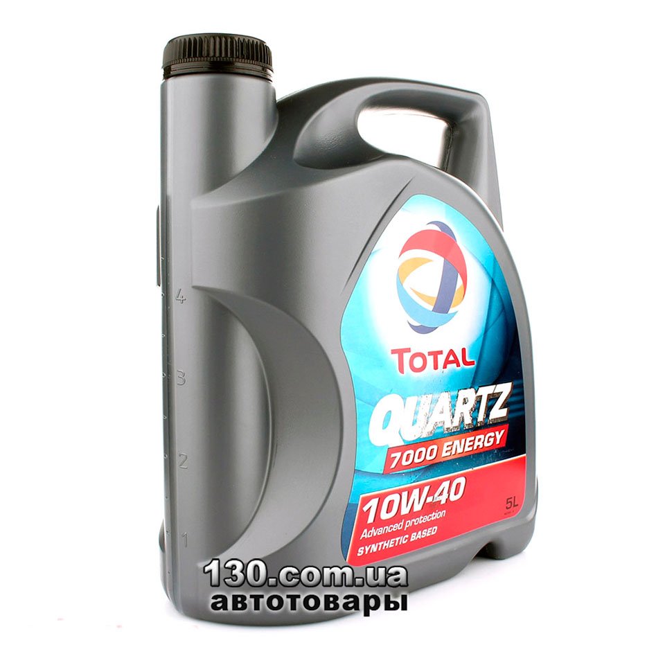Total Quartz 7000 Energy 10W-40 — semi-synthetic motor oil — 5 l