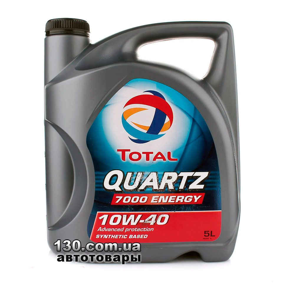 Total Quartz 7000 Energy 10W-40 — semi-synthetic motor oil — 5 l