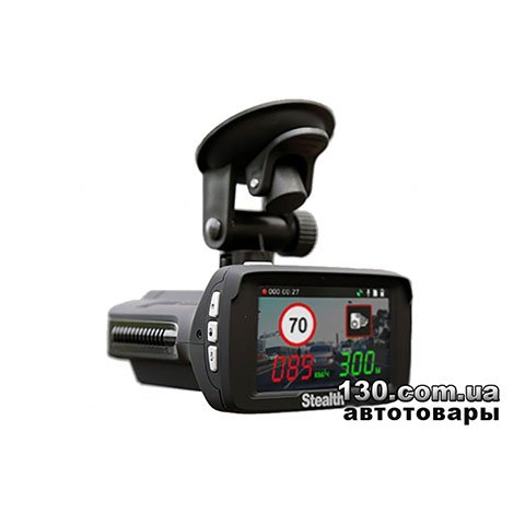 Автомобільний відеореєстратор Stealth MFU 640 з антирадаром, GPS і дисплеєм