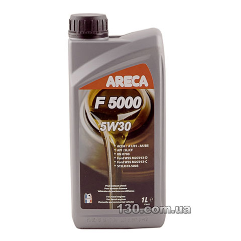 Areca F5000 5W-30 — моторне мастило синтетичне — 1 л