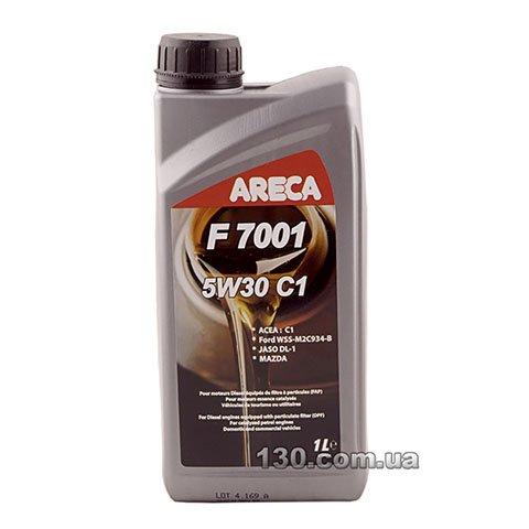 Моторное масло синтетическое Areca F7001 5W-30 C1 — 1 л