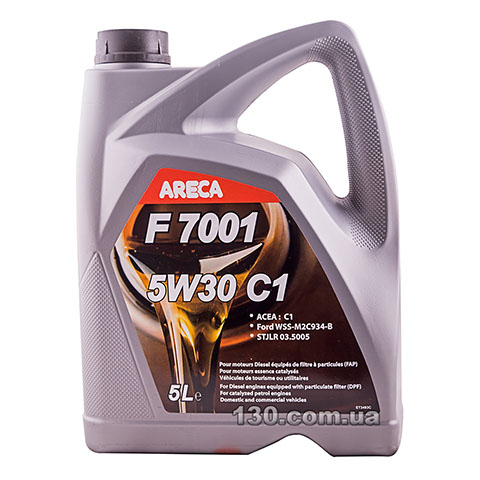 Моторное масло синтетическое Areca F7001 5W-30 C1 — 5 л