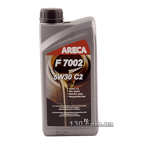 Моторное масло синтетическое Areca F7002 5W-30 C2 — 1 л