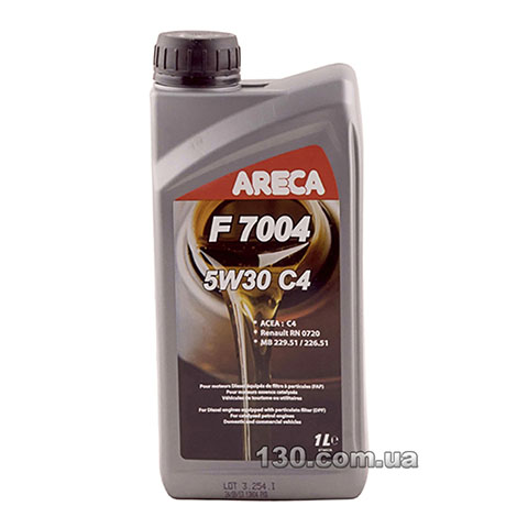 Synthetic motor oil Areca F7004 5W-30 C4 — 1 l