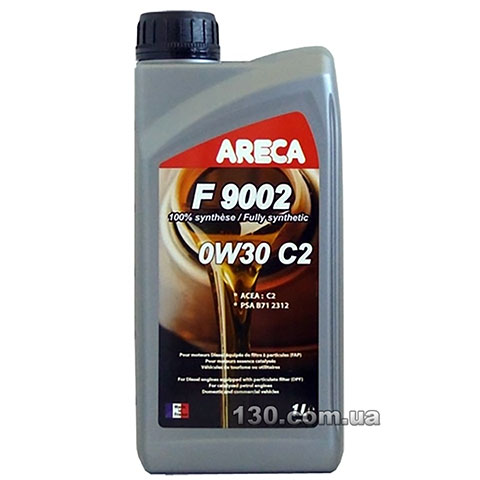 Моторное масло синтетическое Areca F9002 0W30 C2 — 1 л