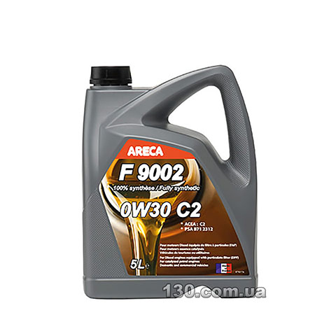Моторное масло синтетическое Areca F9002 0W30 C2 — 5 л