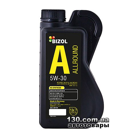 Моторное масло синтетическое Bizol Allround 5W-30 — 1 л