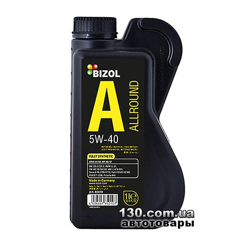 Моторное масло синтетическое Bizol Allround 5W-40 — 1 л