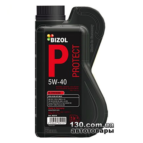 Моторное масло синтетическое Bizol Protect 5W-40 — 1 л