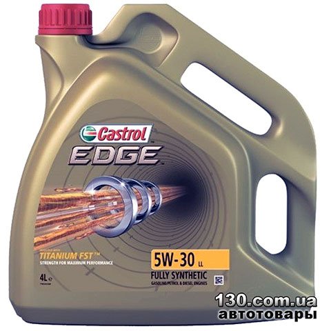 Моторное масло синтетическое Castrol Edge 5W-30 LL — 4 л