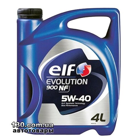 ELF Evolution 900 NF 5W-40 — моторное масло синтетическое — 4 л