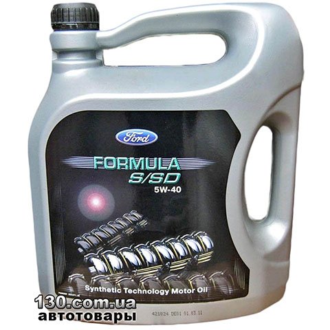 Synthetic motor oil Ford Formula S 5W-40 — 5 l