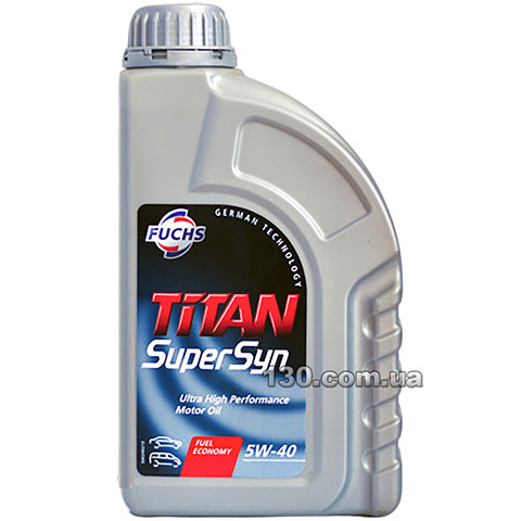 Моторное масло синтетическое Fuchs Titan SuperSyn 5W-40 — 1 л
