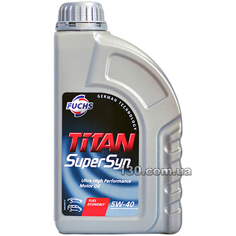 Моторное масло синтетическое Fuchs Titan SuperSyn 5W-40 — 5 л
