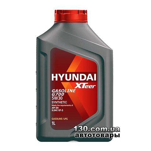 Моторное масло синтетическое Hyundai XTeer Gasoline G700 5W-30 — 1 л