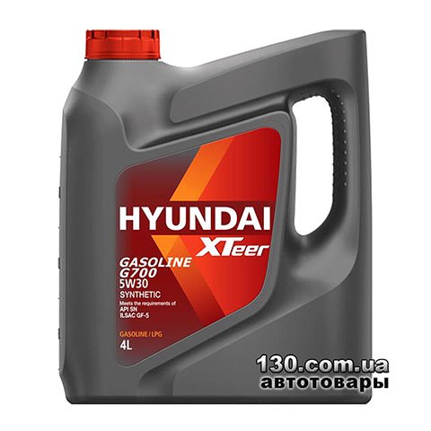 Моторное масло синтетическое Hyundai XTeer Gasoline G700 5W-30 — 4 л