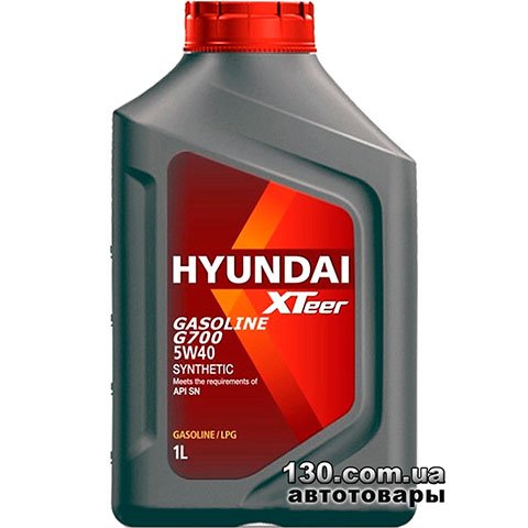 Моторное масло синтетическое Hyundai XTeer Gasoline G700 5W-40 — 1 л